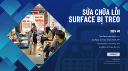 Nguyên nhân và cách sửa Surface bị treo logo, treo đơ máy