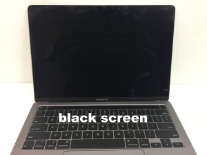 màn hình Macbook bị đen