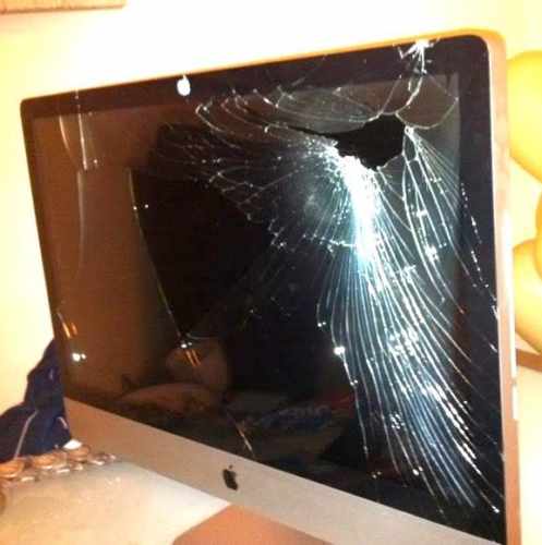 màn hình iMac bị vỡ