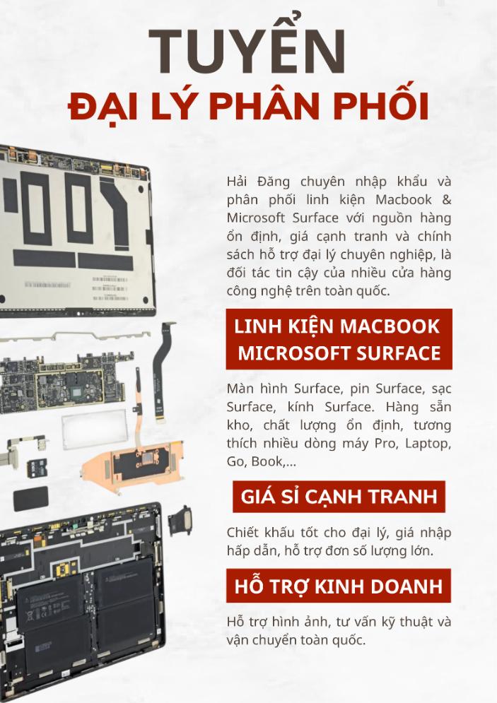 hải đăng tuyển đại lý linh kiện