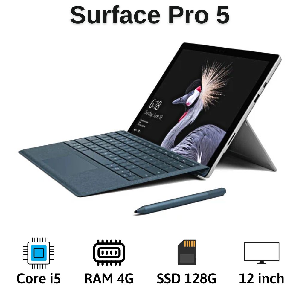 Surface Pro 5 2017 Core i5 RAM 4GB SSD 128GB - Mới 99%